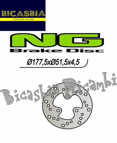 14816 disco freno posteriore - 14816,
